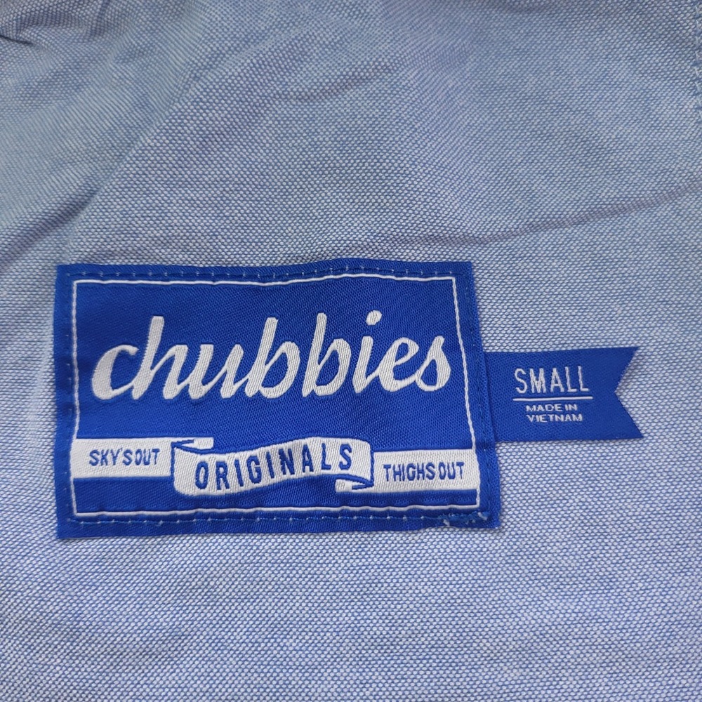 Chubbies Originals Shorts Men's Small Khaki Tan Stretch Cotton Boomshakalaka 7in - Picture 6 of 6